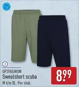ALDI Up2fashion sweatshort scuba aanbieding