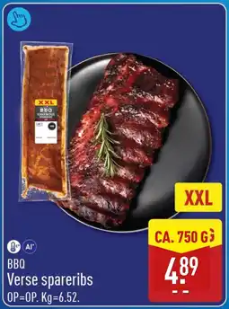 ALDI Bbq verse spareribs aanbieding