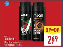 ALDI Axe deodorant aanbieding