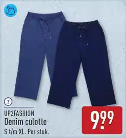 ALDI Up2fashion denim culotte aanbieding
