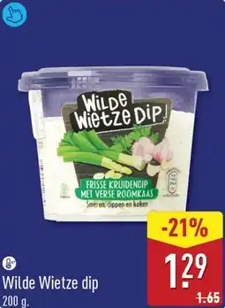 ALDI Wilde wietze dip aanbieding