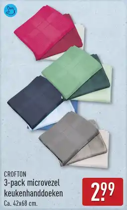 ALDI Crofton microvezel keukenhanddoeken aanbieding