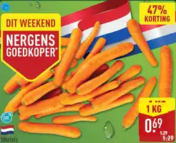 ALDI Wortels aanbieding