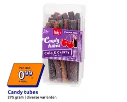 Action Candy tubes aanbieding