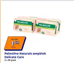 Action Palmolive Naturals zeepblok Delicate Care aanbieding