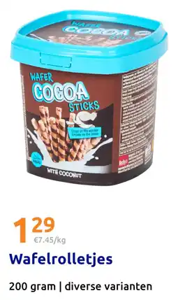 Action Wafelrolletjes aanbieding