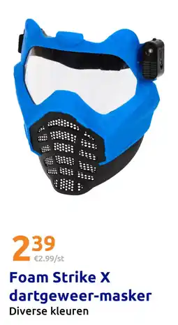 Action Foam Strike X dartgeweer-masker aanbieding