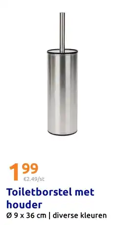 Action Toiletborstel met houder aanbieding