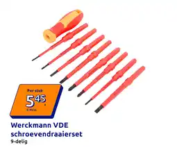 Action Werckmann VDE schroevendraaierset aanbieding