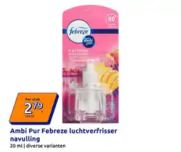 Action Ambi Pur Febreze luchtverfrisser navulling aanbieding