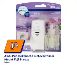 Action Ambi Pur elektrische luchtverfrisser Mount Fuji Breeze aanbieding