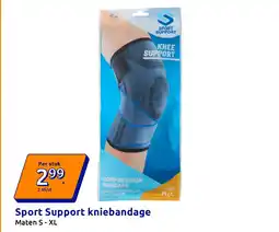 Action Sport Support kniebandage aanbieding