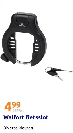 Action Walfort fietsslot aanbieding