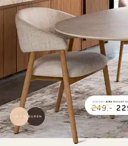 Xooon Kira, armstoel, stof Luton, frame eiken natural aanbieding