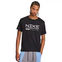 Foot Locker Nike Miler T-shirts Heren - Zwart - Maat L - Poly Jersey aanbieding