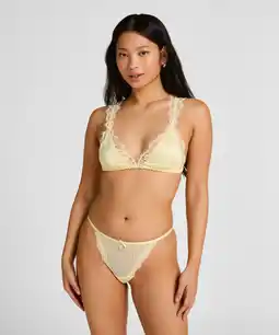 Hunkemoller Hunkemöller String Fruity Geel aanbieding
