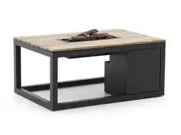 Kees Smit Cosiraw lounge vuurtafel 120x80x55cm aanbieding