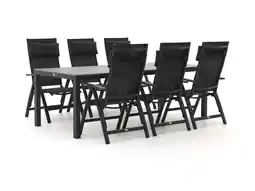 Kees Smit + 15% kassakorting | Bellagio Avenza/Fidenza 220cm dining tuinset 7-delig verstelbaar aanbieding