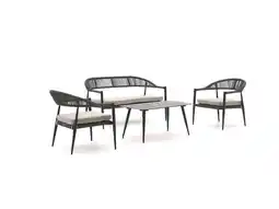 Kees Smit + 15% kassakorting | Manifesto Belpasso stoel-bank loungeset 4-delig aanbieding