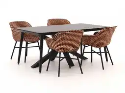 Kees Smit Hartman Delphine/Sophie Studio 170cm dining tuinset 5-delig aanbieding