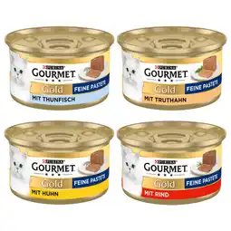 Zooplus 48x85g Gold Paté Mix 1: 4 soorten Gourmet Kattenvoer aanbieding