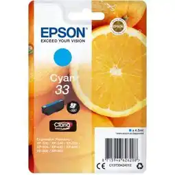 Bol.com Epson 33 - Inktcartridge / Cyan aanbieding