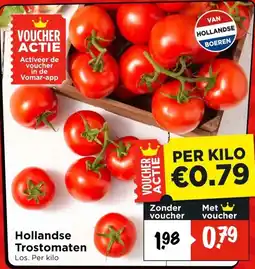 Vomar Voordeelmarkt Hollandse Trostomaten aanbieding