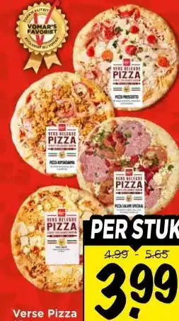 Vomar Voordeelmarkt Verse Pizza aanbieding