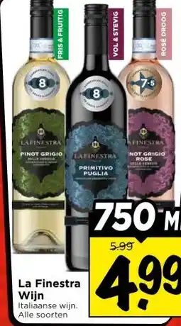 Vomar Voordeelmarkt La Finestra Wijn aanbieding