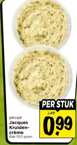 Vomar Voordeelmarkt Jacques Kruiden- crème aanbieding