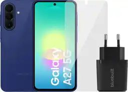 Coolblue Samsung Galaxy A27 256GB Blauw 5G + Basis Accessoirepakket aanbieding