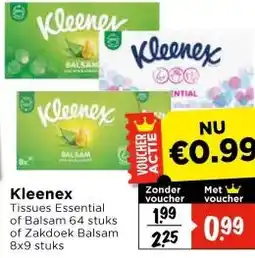 Vomar Voordeelmarkt Kleenex aanbieding