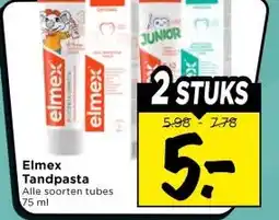 Vomar Voordeelmarkt Elmex Tandpasta aanbieding