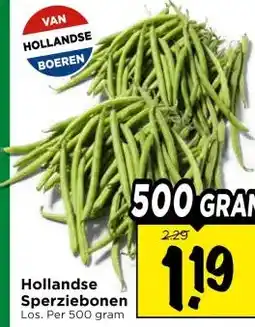 Vomar Voordeelmarkt Hollandse Sperziebonen aanbieding