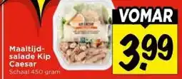 Vomar Voordeelmarkt Maaltijd- salade Kip Caesar aanbieding