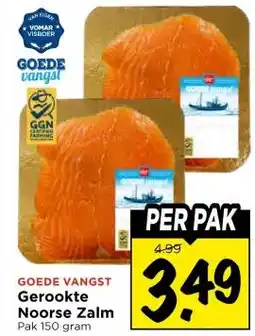 Vomar Voordeelmarkt GOEDE VANGST Gerookte Noorse Zalm aanbieding