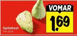 Vomar Voordeelmarkt Spitskool aanbieding