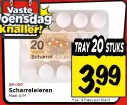 Vomar Voordeelmarkt Scharreleieren aanbieding