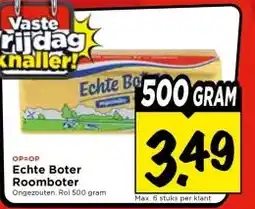 Vomar Voordeelmarkt Echte Boter Roomboter aanbieding