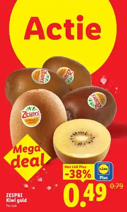 Lidl Zespri kiwi gold aanbieding