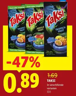 Lidl Taksi aanbieding