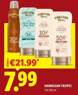Lidl Hawaiian tropic aanbieding
