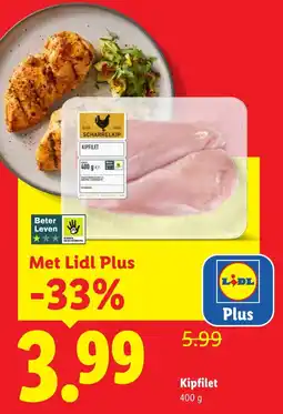 Lidl Scharrelkip Kipfilet aanbieding