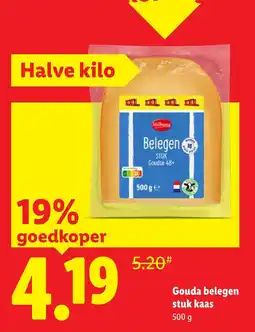Lidl Milbona Gouda belegen aanbieding