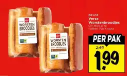 Vomar Voordeelmarkt Verse Worstenbroodjes aanbieding