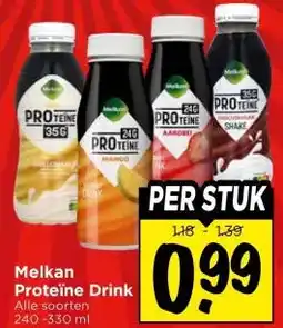 Vomar Voordeelmarkt Melkan Proteïne Drink aanbieding