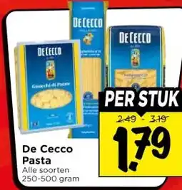 Vomar Voordeelmarkt De Cecco Pasta aanbieding
