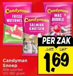 Vomar Voordeelmarkt Candyman Snoep aanbieding