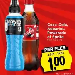 Vomar Voordeelmarkt Coca-Cola, Aquarius, Powerade of Sprite aanbieding