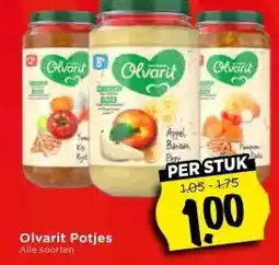 Vomar Voordeelmarkt Olvarit Potjes aanbieding